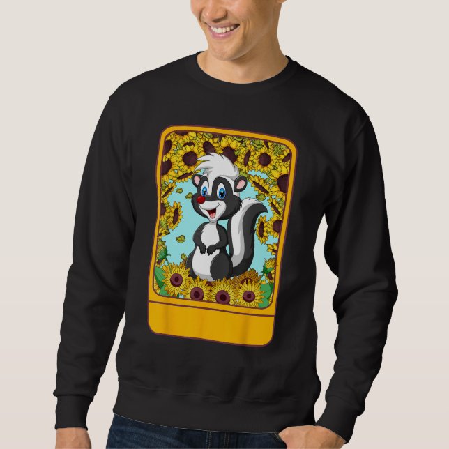 Veterinarian Sunflower Skunk Tee  For Pet  Ideas (Vorderseite)