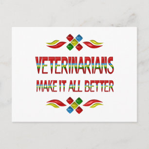 VETERINARISCHE ANERKENNUNG POSTKARTE
