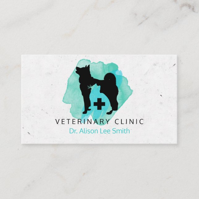 Veterinärklinik für Kreuzmedizin  Visitenkarte (Vorderseite)