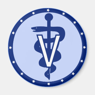 Veterinärlogo 2 magnet