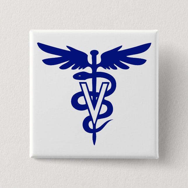 Veterinärlogo 4 button (Vorderseite)