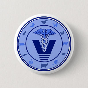 Veterinärlogo 5 button
