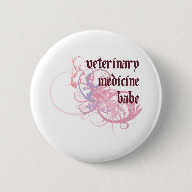 Veterinärmedizin-Baby Button (Vorderseite)