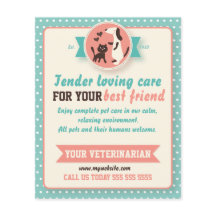 Veterinärmedizinischer Flyer