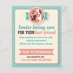 Veterinärmedizinischer Flyer