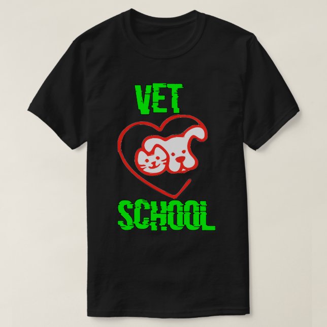 Veterinärschule T-Shirt (Design vorne)