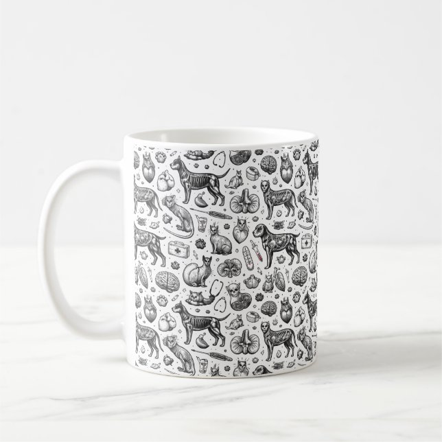 Veterinary Animal Anatomy | Happy Doctor’s Day Kaffeetasse (Links)