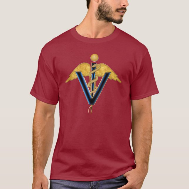 Veterinary Caduceus T-Shirt (Vorderseite)