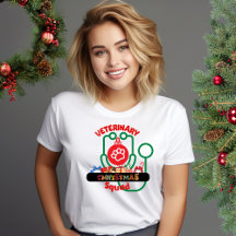 Veterinary Christmas Squad t-shirt