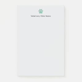 Veterinary Clinic Post‑it® Notes | Custom Logo Post-it Klebezettel