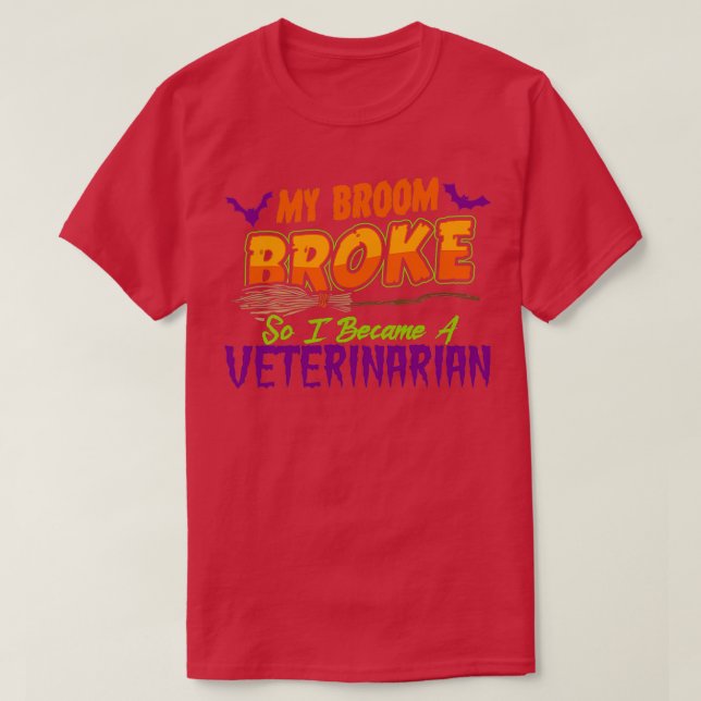 Veterinary Haloween lustig T-Shirt (Design vorne)