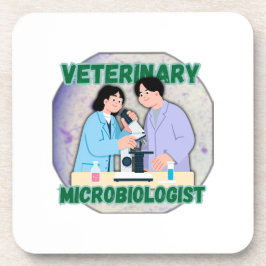 Veterinary Microbiologist – Lab Science Design Getränkeuntersetzer