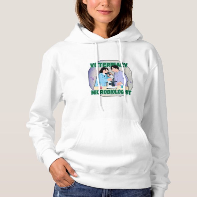 Veterinary Microbiologist – Lab Science Design Hoodie (Vorderseite)