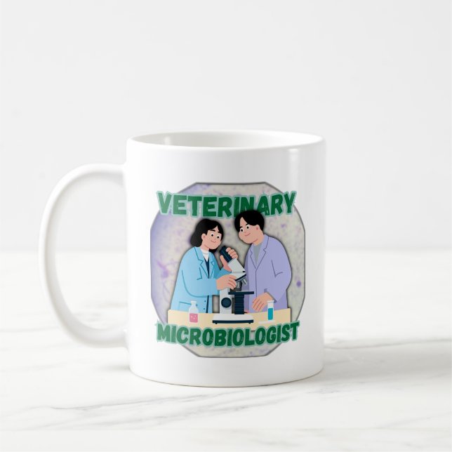 Veterinary Microbiologist – Lab Science Design Kaffeetasse (Links)