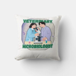 Veterinary Microbiologist – Lab Science Design Kissen