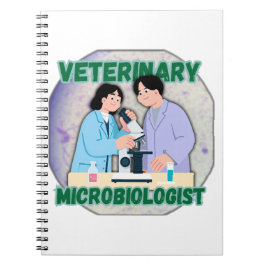 Veterinary Microbiologist – Lab Science Design Notizblock