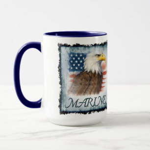 VetGearHQ.com Marine Corps Veteran Logo Emblem Tasse