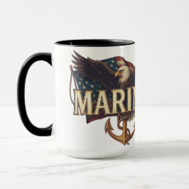 VetGearHQ.com Marine Corps Veteran Logo Emblem Tasse