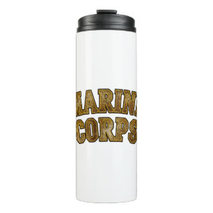 VetGearHQ.com Marine Corps Veteran Logo Emblem Thermosbecher