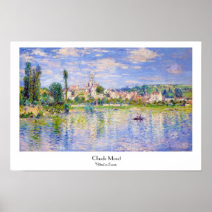 Vetheuil im Sommer Claude Monet Poster