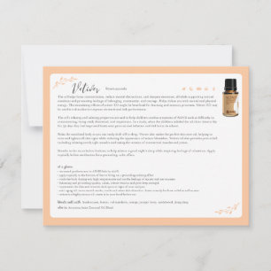 Vetiver Essential Oil Note Card