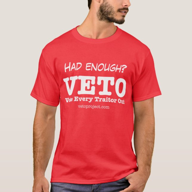 VETO grundlegender T - Shirt - Rot (Vorderseite)