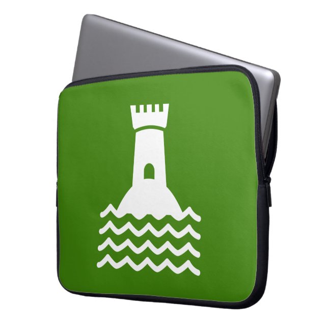 Vetravian Flag - Notebook-Sieb Laptopschutzhülle (Vorderseite Links)