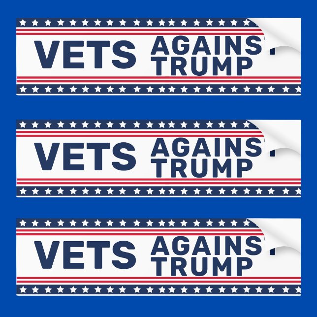Vets Against Trump Politics Autoaufkleber (Von Creator hochgeladen)