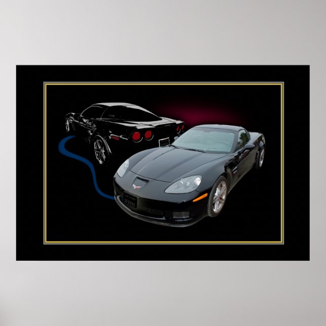 Vette One Gold Poster (Vorne)