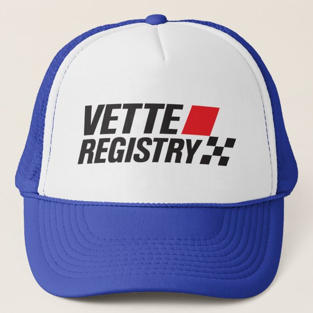 Vette Registry Logo Hat Truckerkappe (Vorderseite)