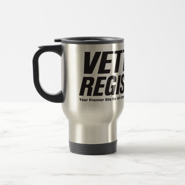 Vette Registry Logo Tasse (Links)