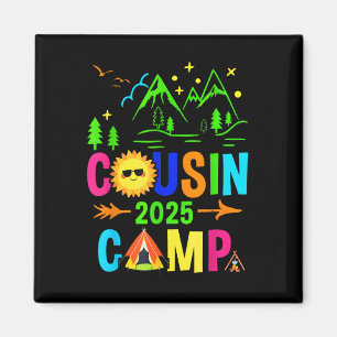 Vetter-Camp 2025 Camping-Lagerfeuer Sommerferien Magnet