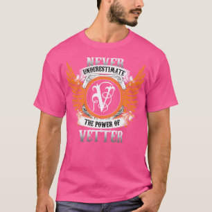 Vetter Name Shirt Unterschätze niemals die Macht v