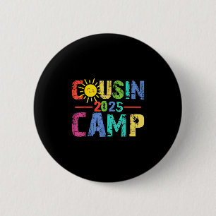 Vetterncamp 2025 Camping Lagerfeuer Sommerferien Button