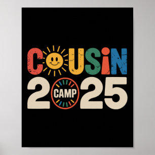 Vetterncamp 2025 Camping-Lagerfeuer Sommerferien Poster