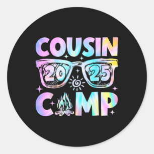 Vetterncamp 2025 Familienurlaub Sommercampen 2 Runder Aufkleber