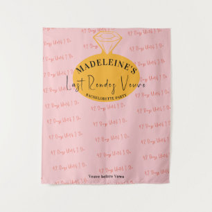 Veuve Before Vows Bachelorette Fotoshop Hintergrun Wandteppich