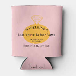 Veuve Before Vows Bachelorette Weekend Tour Dosenkühler