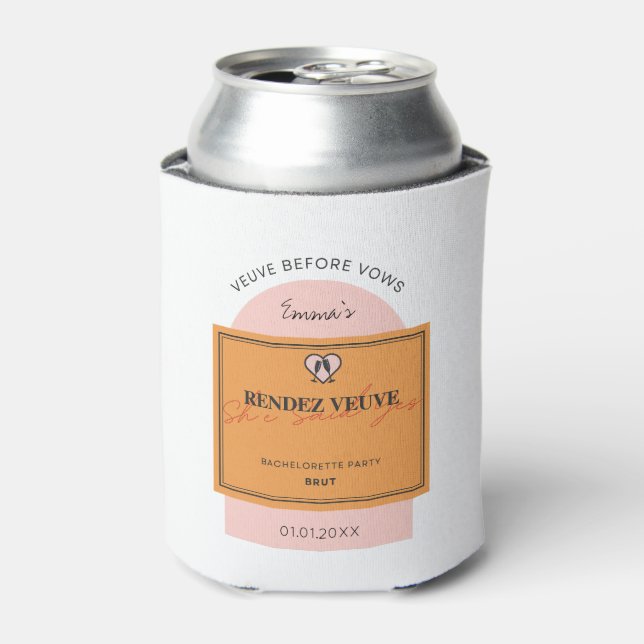 Veuve vor Vows ist Cooler Dosenkühler (Kanne Vorderseite)