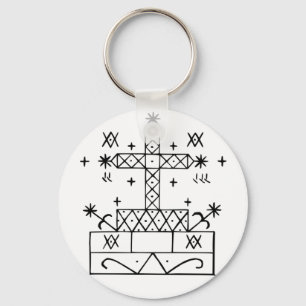 veve für Baron samedi Schlüsselanhänger