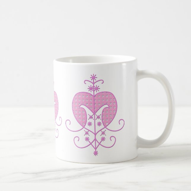 Veve für Erzulie Freda Kaffeetasse (Rechts)