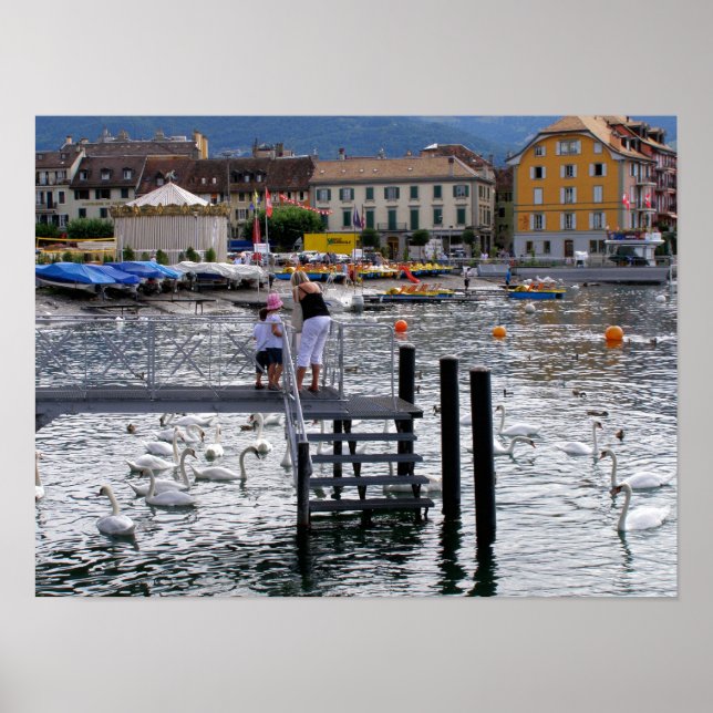 Vevey Lake Geneva Poster (Vorne)
