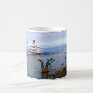 Vevey Paddle Boot, Genfersee Kaffeetasse