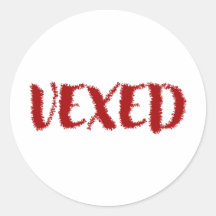 Vexed-Cool-Schrift und lustiges Wort
