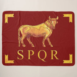Vexilla SPQR Stier Sherpadecke