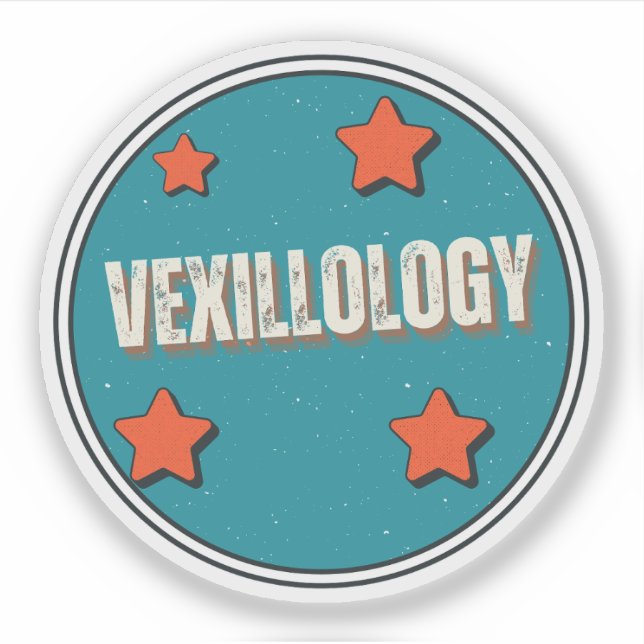 Vexillologie Aufkleber (Vorderseite)