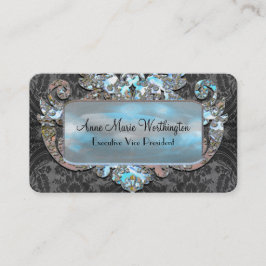 Veyla Freude elegantes Goth 3,5" x 2" beruflich Visitenkarte