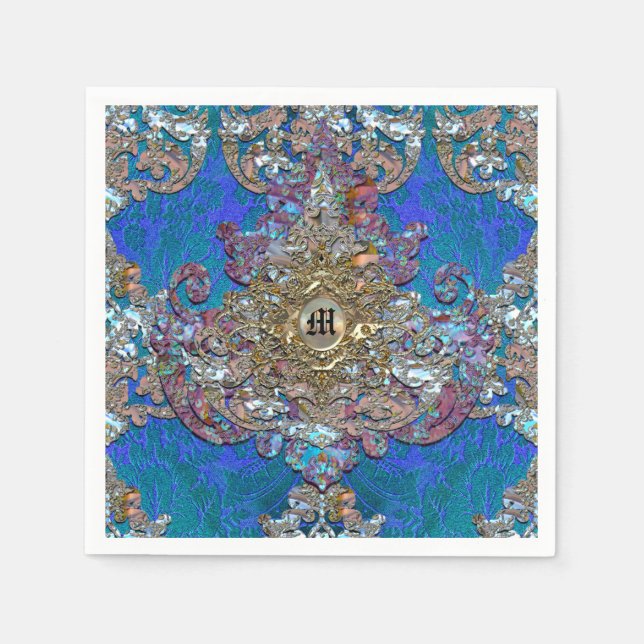 Veyla Joy Elegant Monogram Serviette (Vorderseite)