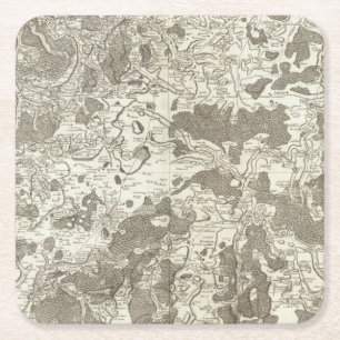 Vezelay, Cosne Rechteckiger Pappuntersetzer