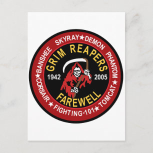 VF-101 Grim-Sensenmann Postkarte